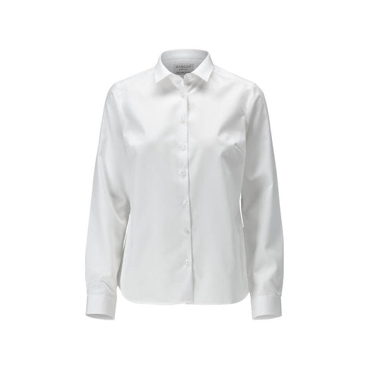 Overhemd, damesblouse met klassieke damespasvorm