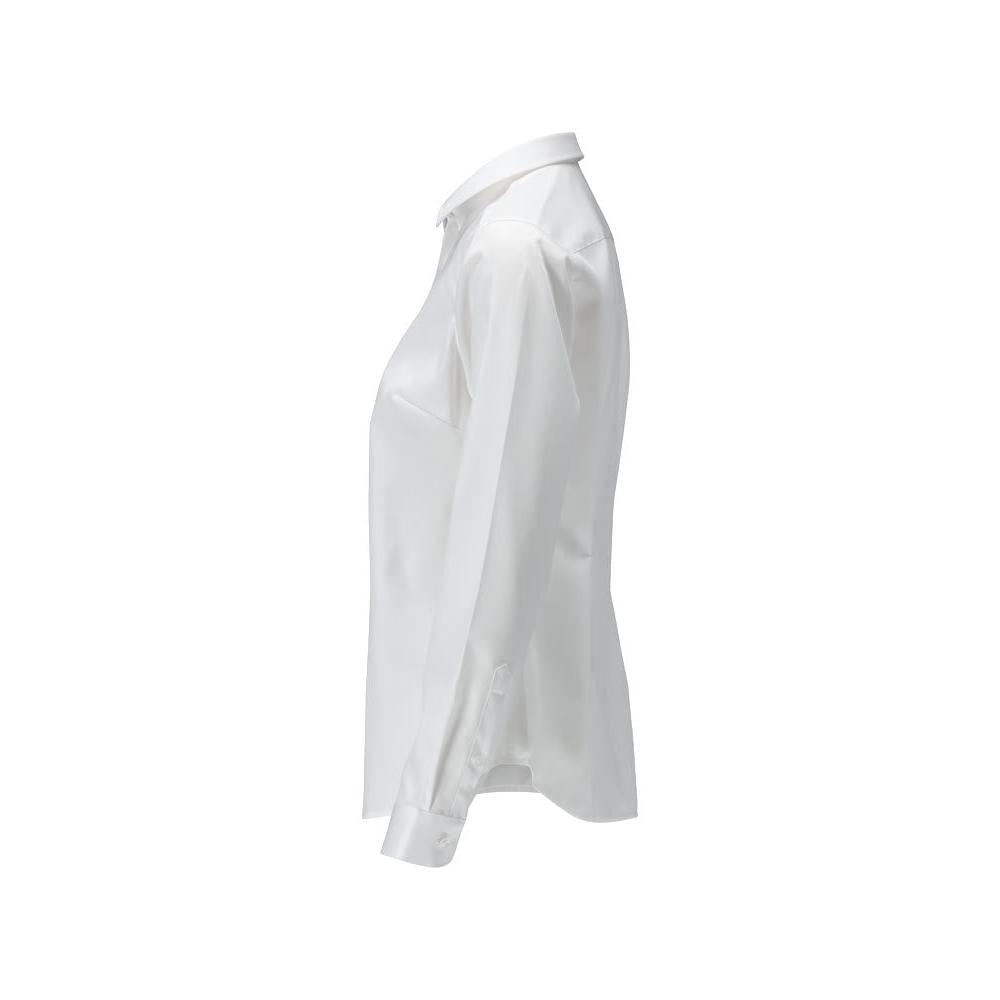 Overhemd, damesblouse met klassieke damespasvorm