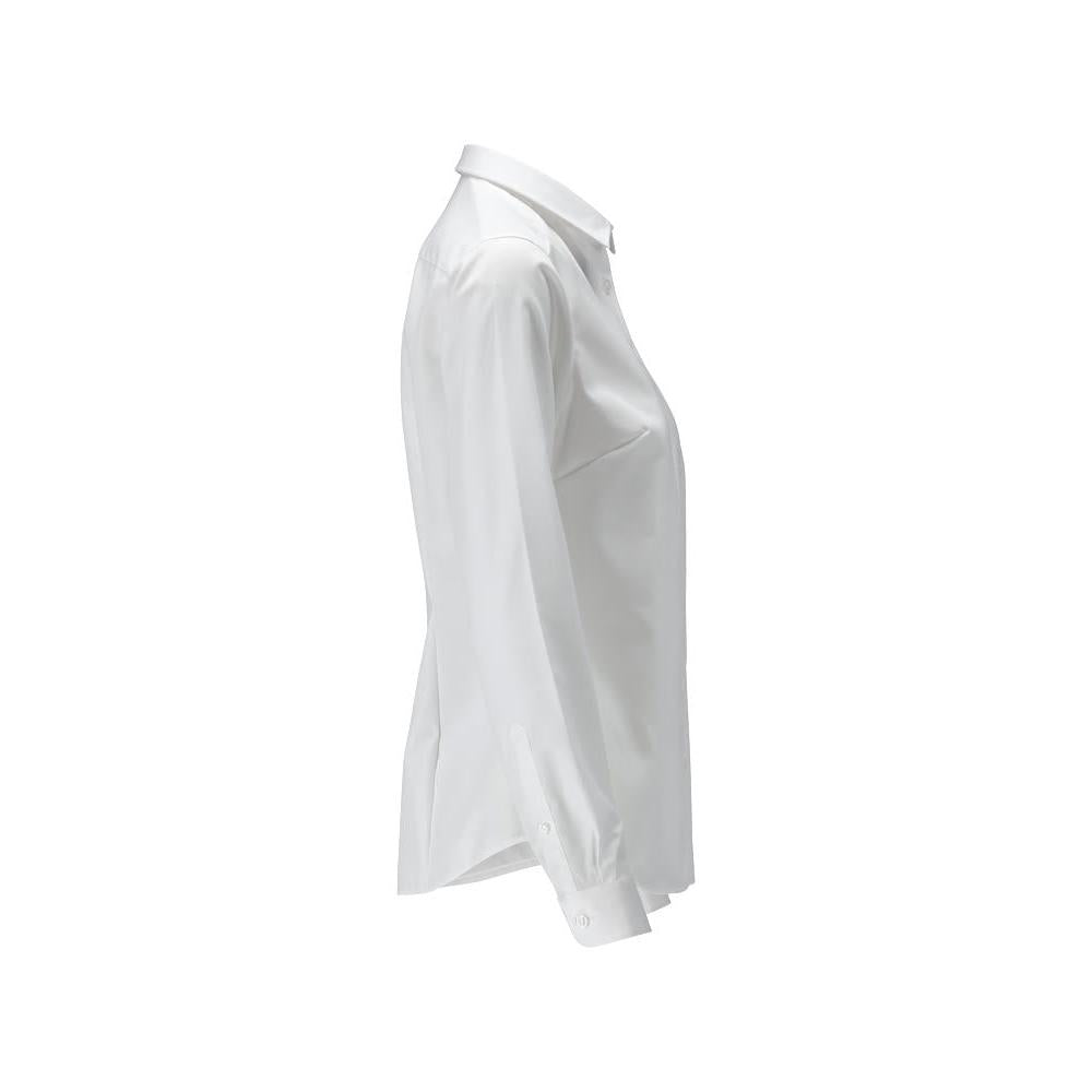 Overhemd, damesblouse met klassieke damespasvorm