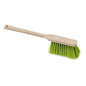 La brosse à main à long manche Nölle Profi Prestige (43 cm) avec un corps en bois de hêtre et des poils en élaston est illustrée sur un fond blanc.