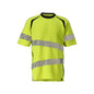 T-shirt coupe moderne T-shirt Multisafe, haute visibilité jaune/noir-bleu