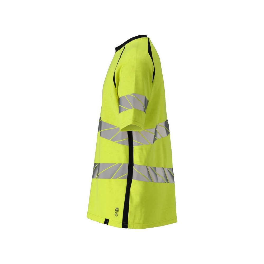 T-shirt coupe moderne T-shirt Multisafe, haute visibilité jaune/noir-bleu