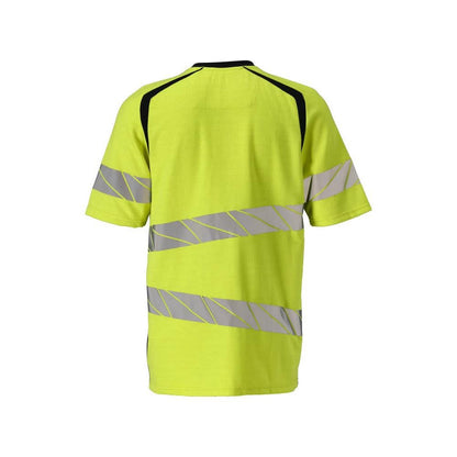 T-shirt coupe moderne T-shirt Multisafe, haute visibilité jaune/noir-bleu