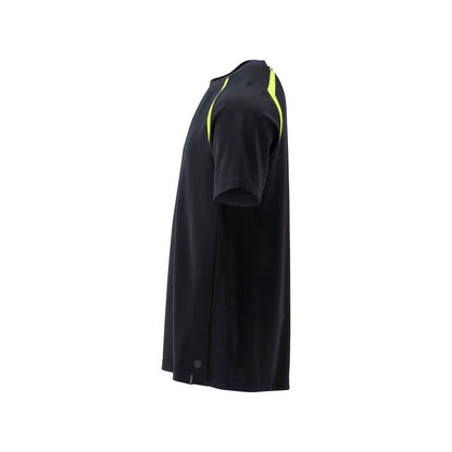 T-shirt coupe moderne T-shirt Multisafe, noir bleu/jaune haute visibilité