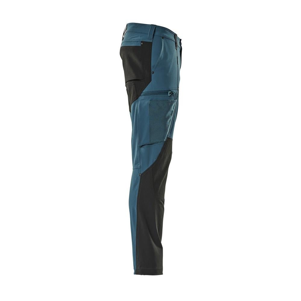 Functionele broek, broek ULTIMATE STRETCH, donker petroleum/zwart