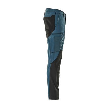 Functionele broek, broek ULTIMATE STRETCH, donker petroleum/zwart