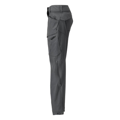 Pantalon fonctionnel stretch pour femme gris anthracite.