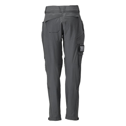 Pantalon fonctionnel stretch pour femme gris anthracite.