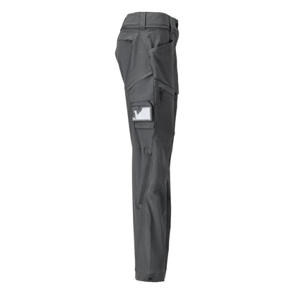 Pantalon fonctionnel stretch pour femme gris anthracite.