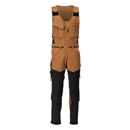 Combibroek met kniezakken, stretchcombinatiebroek