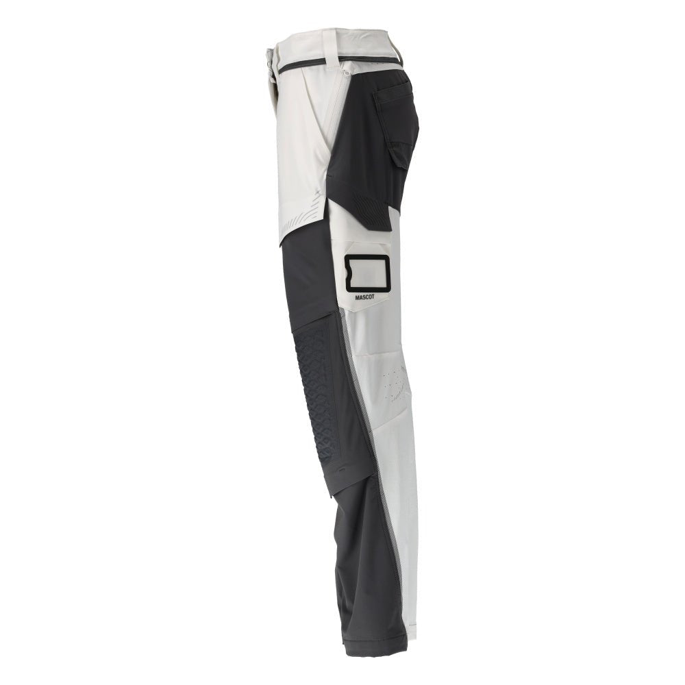 Broek met kniezakken, dames, schildersbroek