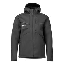 Softshell jas, capuchon, modern fit softshell jack