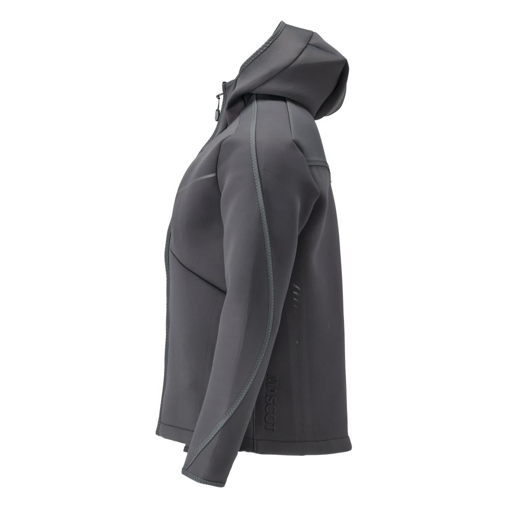 Softshell jas, capuchon, modern fit softshell jack