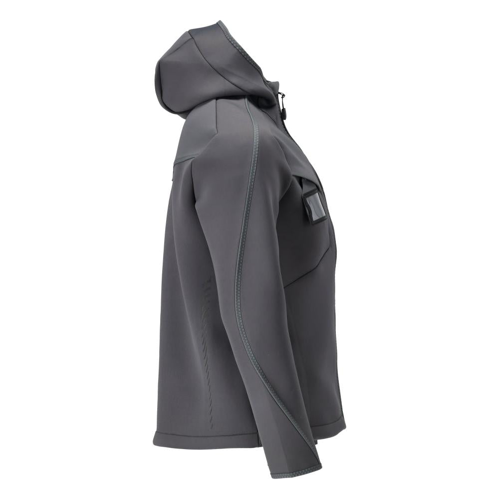 Softshell jas, capuchon, modern fit softshell jack