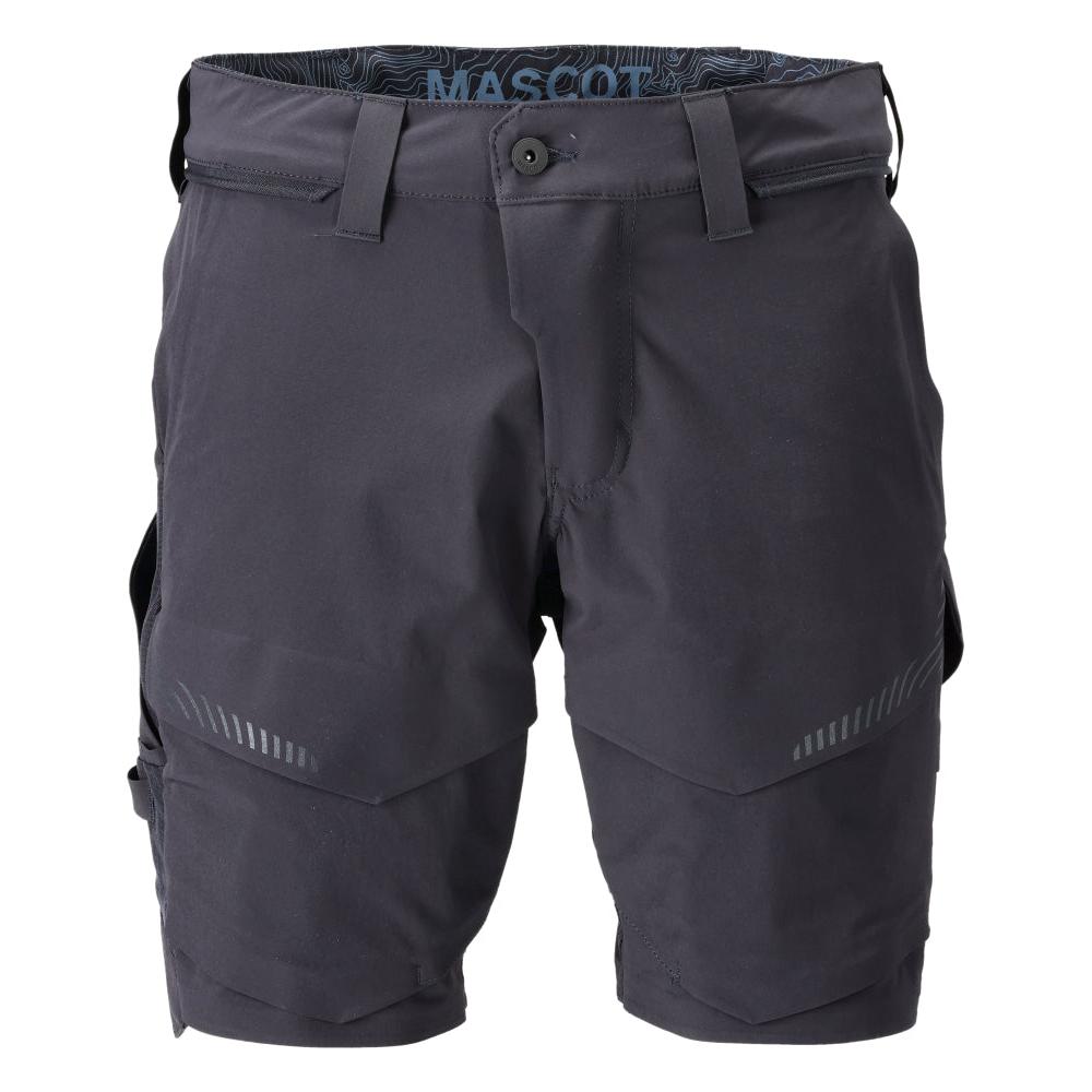 Shorts, stretch, lichtgewicht shorts, zwart blauw