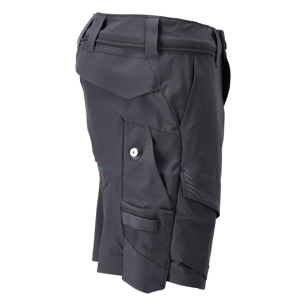 Shorts, stretch, lichtgewicht shorts, zwart blauw