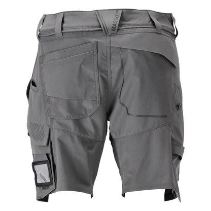 Short, stretch, short léger, gris anthracite