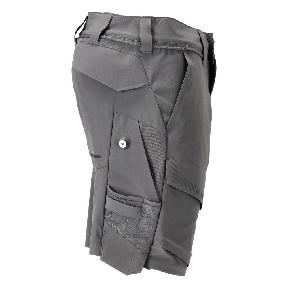 Short, stretch, short léger, gris anthracite