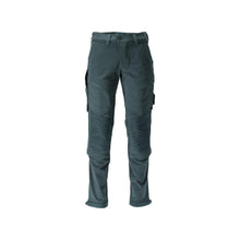 Broek, kniezakken, duurzame stretchbroek, bosgroen