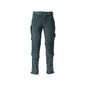 Broek, kniezakken, duurzame stretchbroek, bosgroen