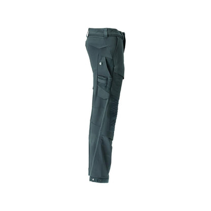 Broek, kniezakken, duurzame stretchbroek, bosgroen