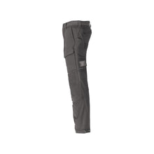 Broek, kniezakken, duurzame, stretchbroek, antracietgrijs