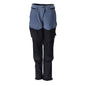 Pantalon avec poches genoux, pantalon pour femme, bleu pierre/bleu noir