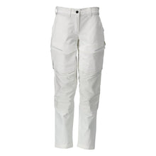 Pantalon avec poches genoux, pantalon femme, blanc