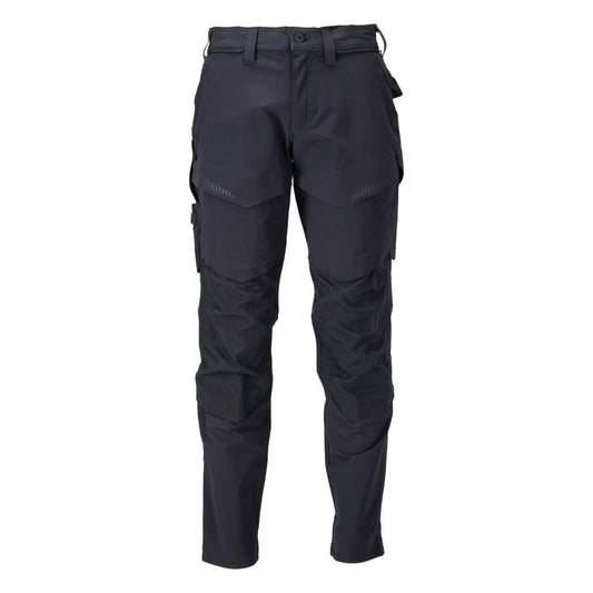 Pantalon avec poches genoux, pantalon ULTIMATE STRETCH, noir-bleu