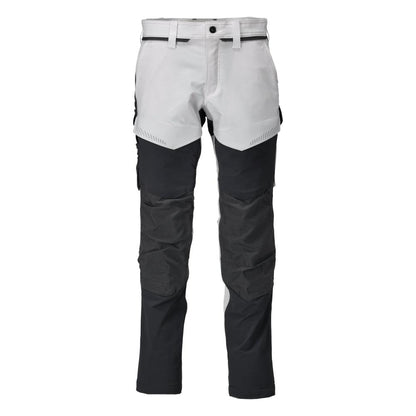 Broek met kniezakken, broek ULTIMATE STRETCH, wit/antracietgrijs