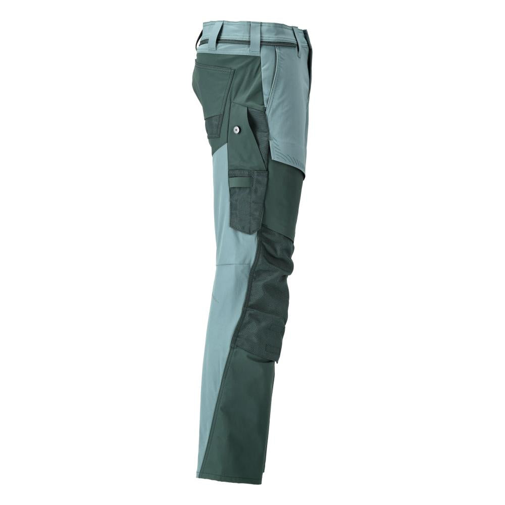 Pantalon avec poches genoux, pantalon ULTIMATE STRETCH, vert forêt clair/vert forêt