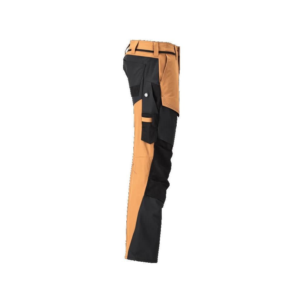 Broek met kniezakken, broek ULTIMATE STRETCH, notenbruin/zwart