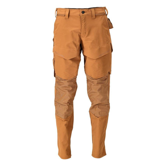 Pantalon avec poches genoux, pantalon ULTIMATE STRETCH, marron noisette