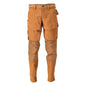 Broek met kniezakken, broek ULTIMATE STRETCH, notenbruin