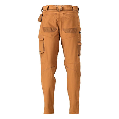 Broek met kniezakken, broek ULTIMATE STRETCH, notenbruin