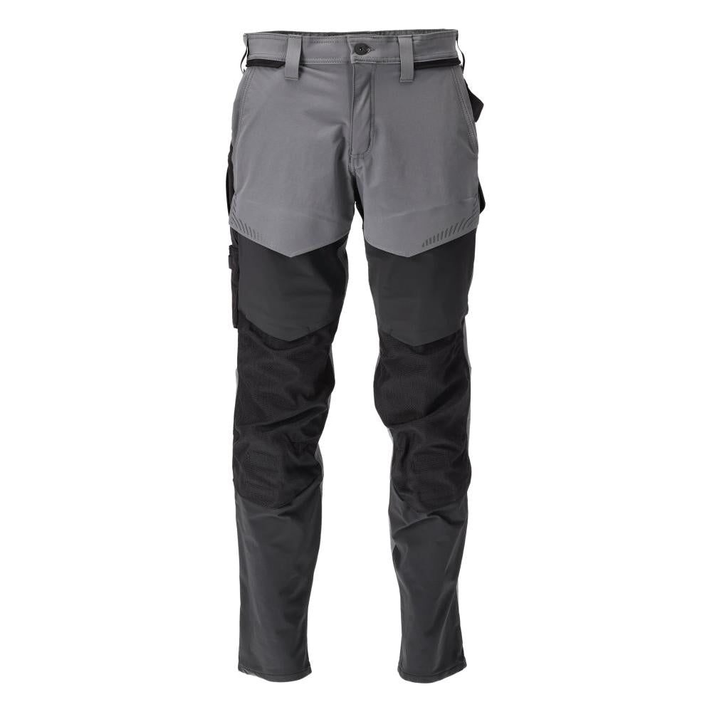 Pantalon avec poches genoux, pantalon ULTIMATE STRETCH, gris anthracite/noir