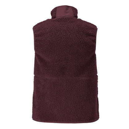Gilet en fourrure de fibre avec gilet thermique à fermeture éclair