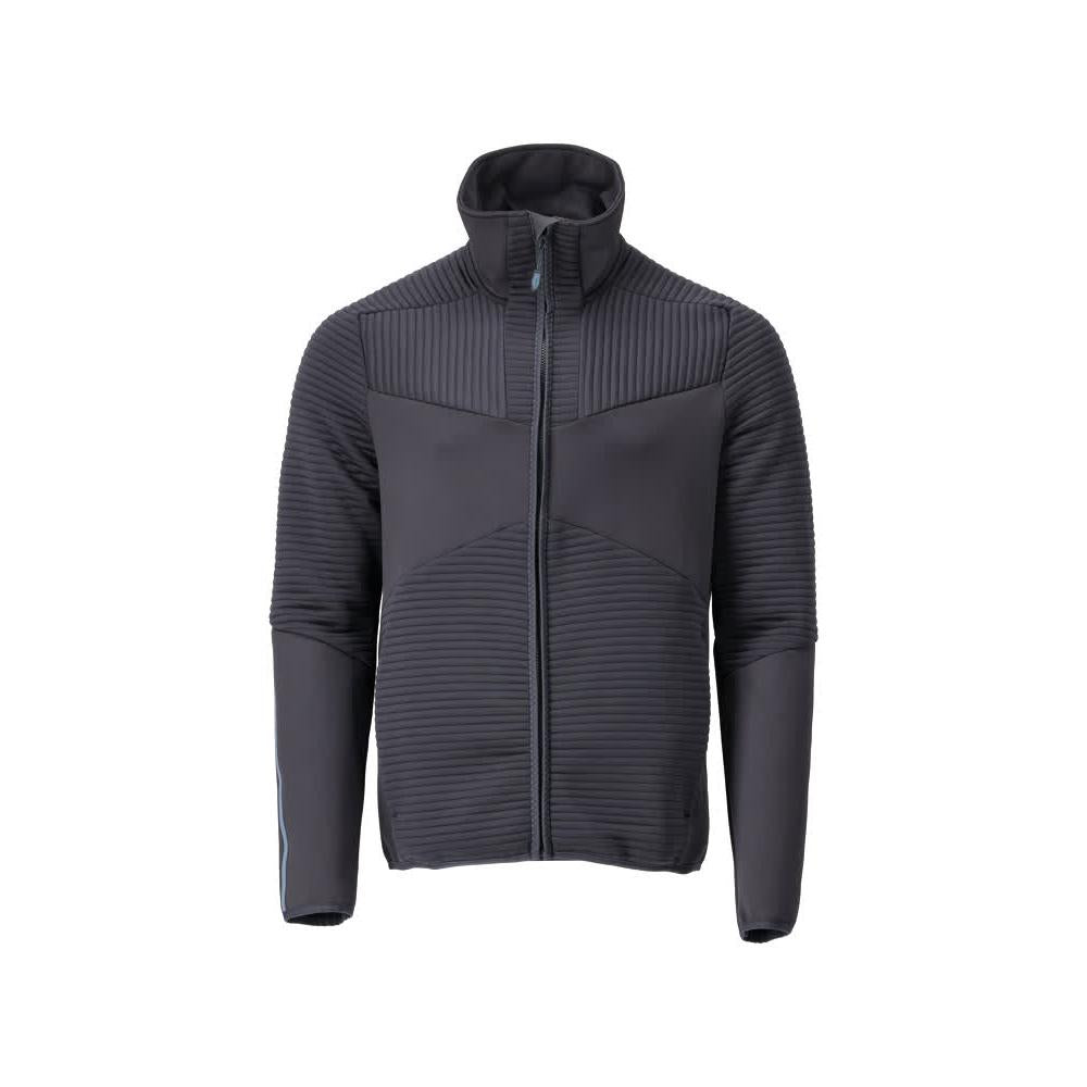 Fleece trui met microfleece jack met ritssluiting
