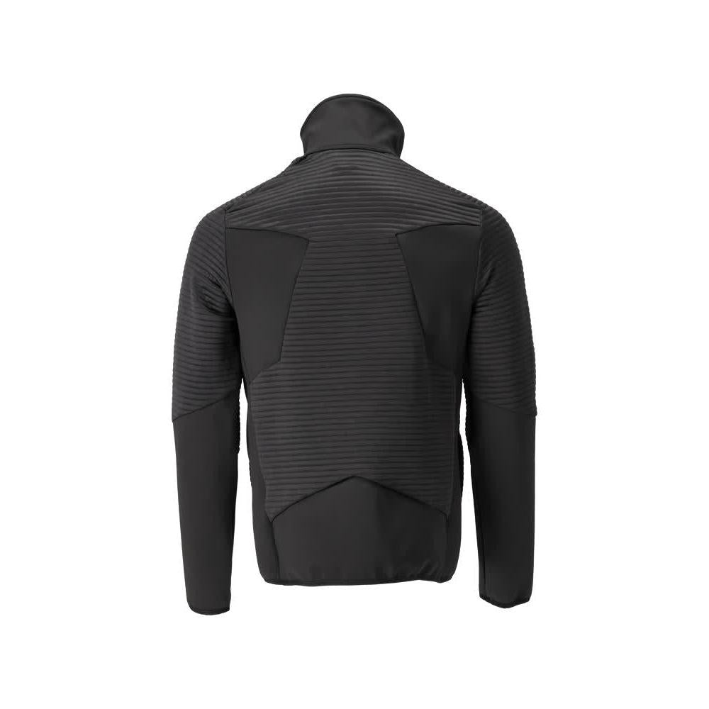 Fleece trui met microfleece jack met ritssluiting