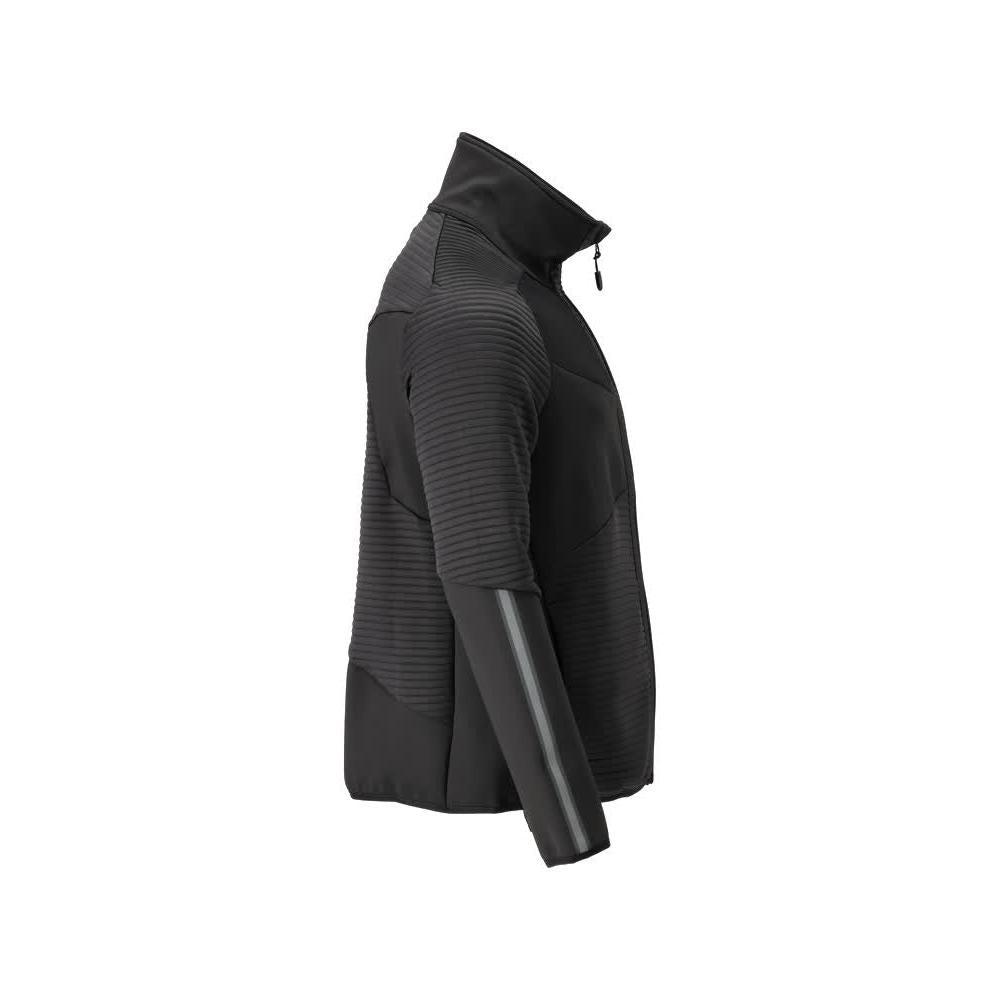 Fleece trui met microfleece jack met ritssluiting