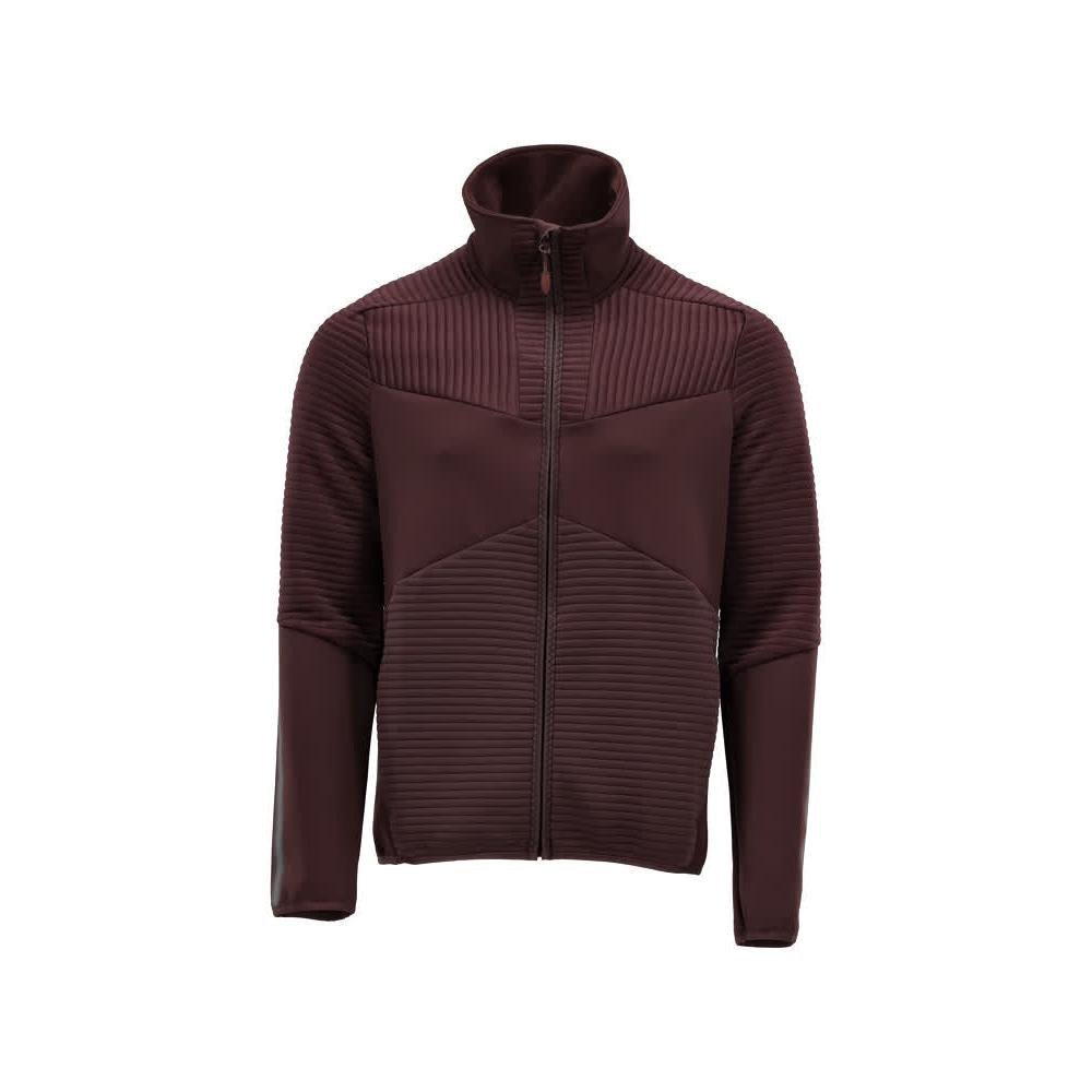 Fleece trui met microfleece jack met ritssluiting