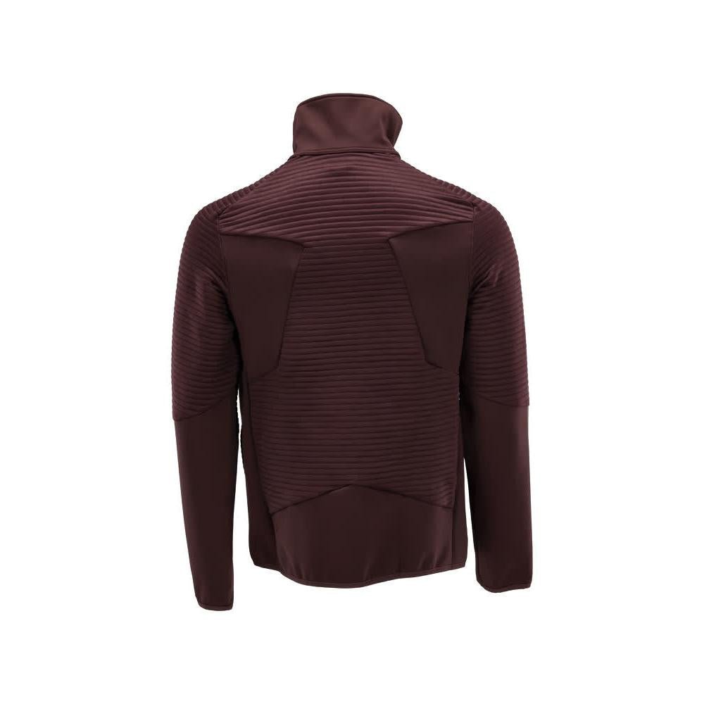 Fleece trui met microfleece jack met ritssluiting
