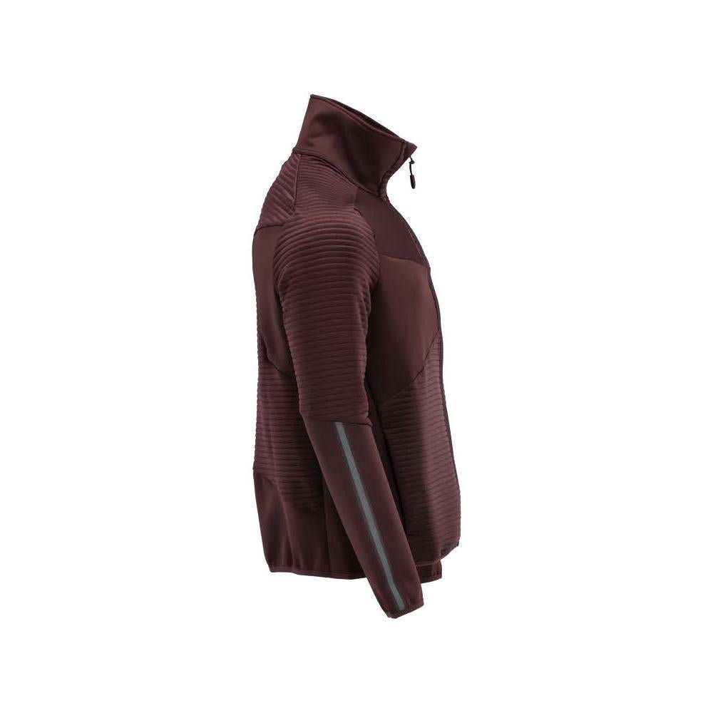 Fleece trui met microfleece jack met ritssluiting