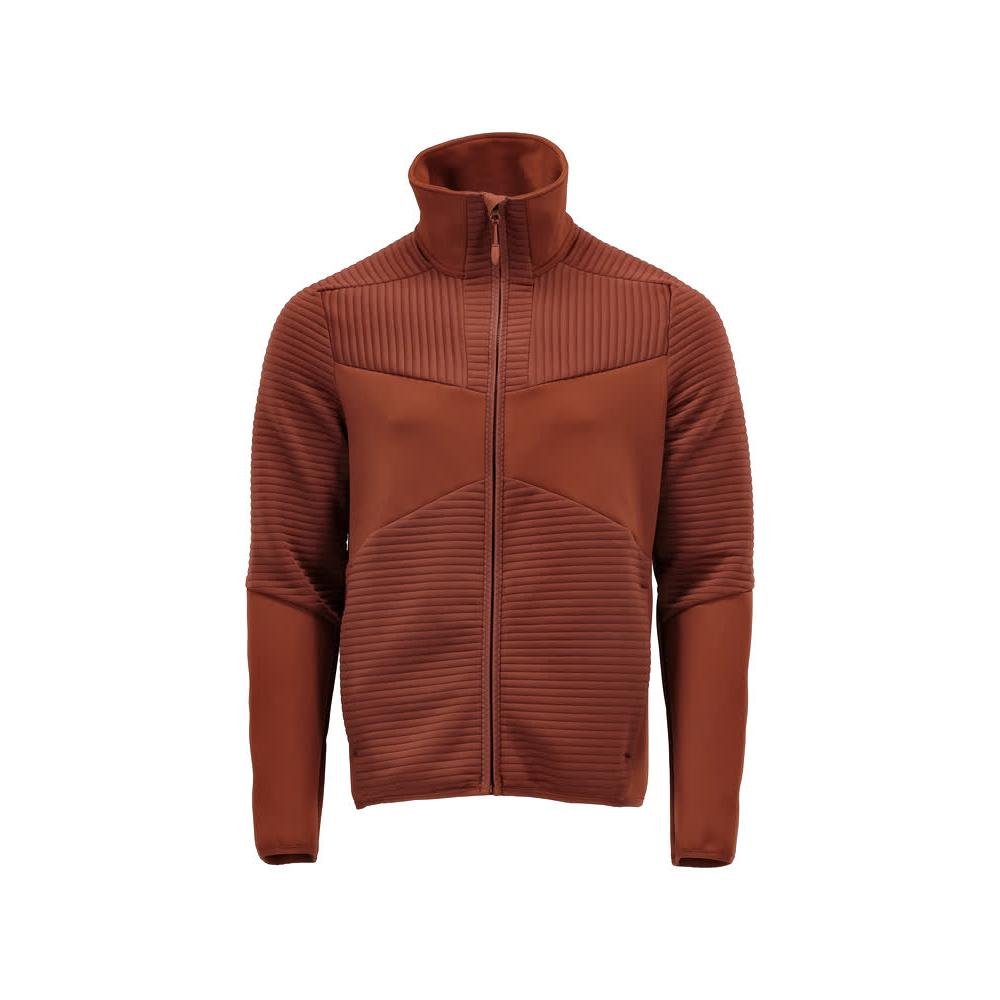 Fleece trui met microfleece jack met ritssluiting