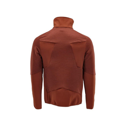Fleece trui met microfleece jack met ritssluiting