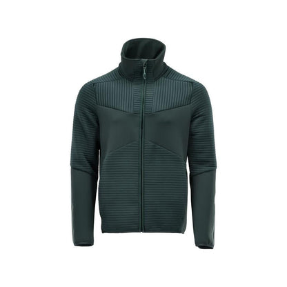 Fleece trui met microfleece jack met ritssluiting