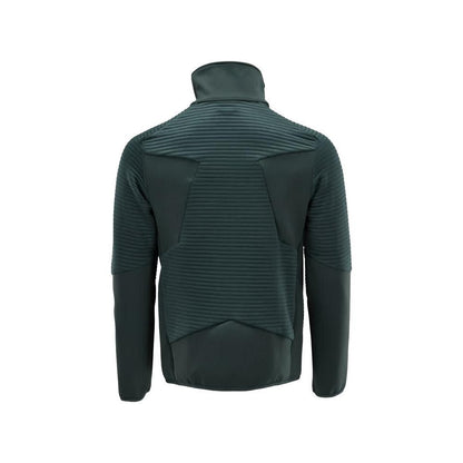 Fleece trui met microfleece jack met ritssluiting