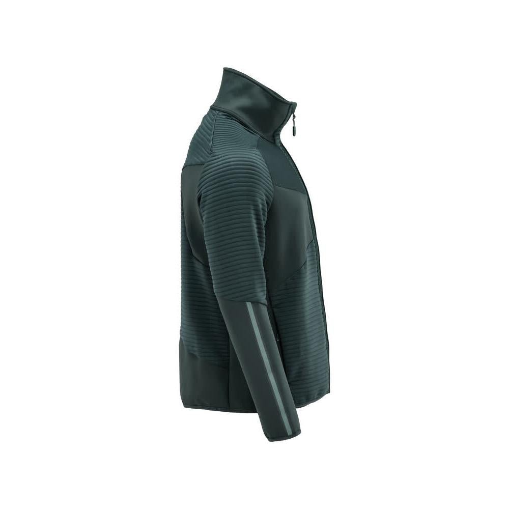 Fleece trui met microfleece jack met ritssluiting