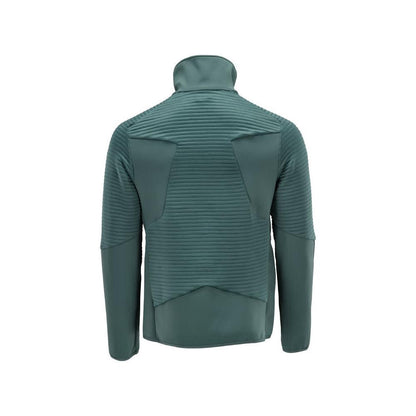 Fleece trui met microfleece jack met ritssluiting