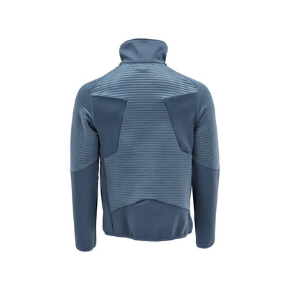 Fleece trui met microfleece jack met ritssluiting